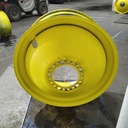 18"W x 42"D, John Deere Yellow 20-Hole Dolly Dual , -15.12" Offset