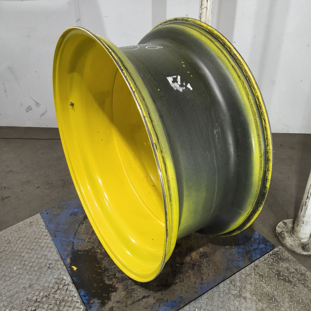 18"W x 42"D, John Deere Yellow 20-Hole Dolly Dual , -15.12" Offset