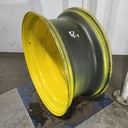 18"W x 42"D, John Deere Yellow 20-Hole Dolly Dual , -15.12" Offset