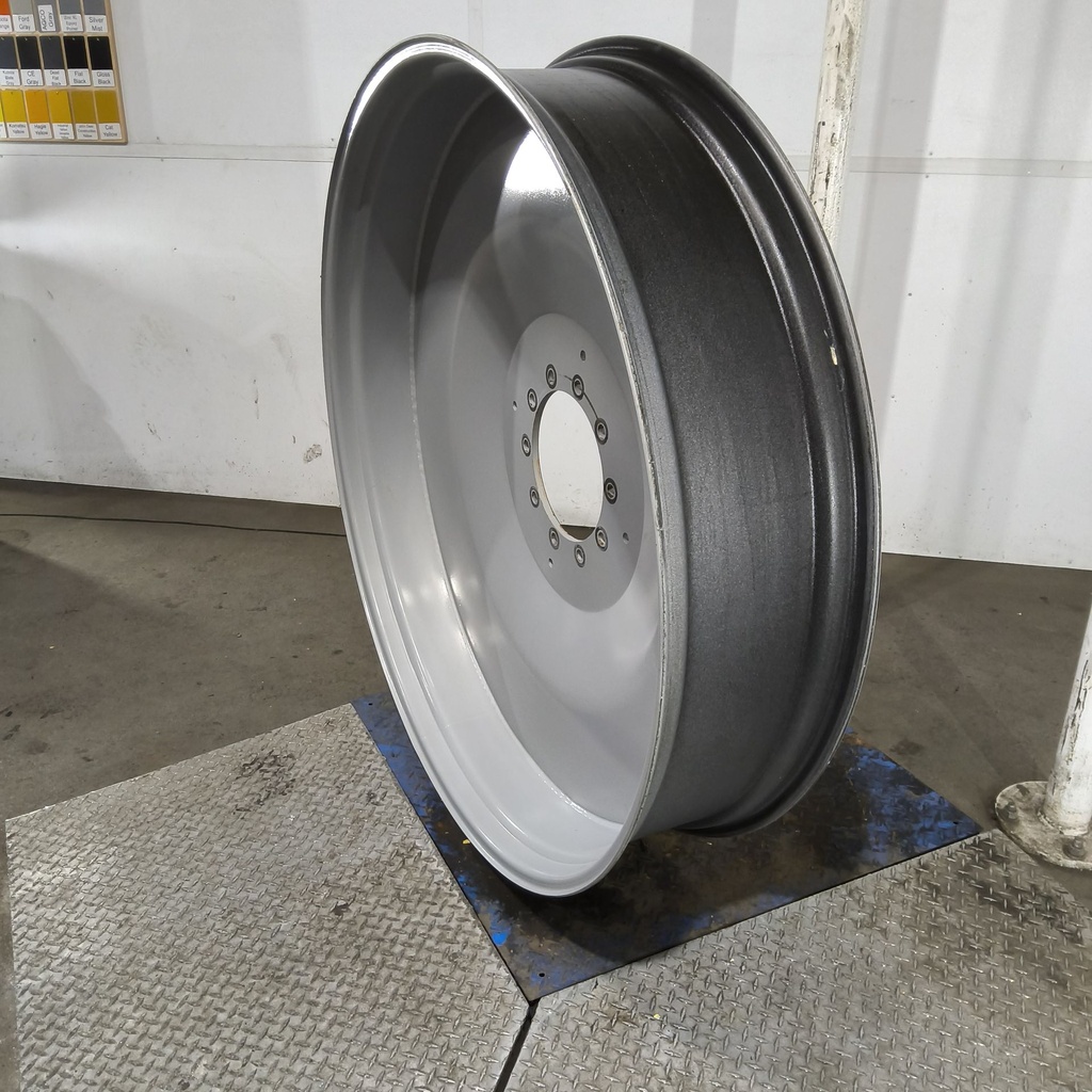 12"W x 54"D, Agco Corp Gray 10-Hole Formed Plate , 3.12" Offset