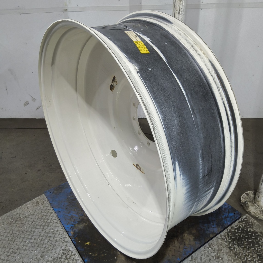 16"W x 46"D, Ford / New Holland White 10-Hole Formed Plate , -9.25" Offset