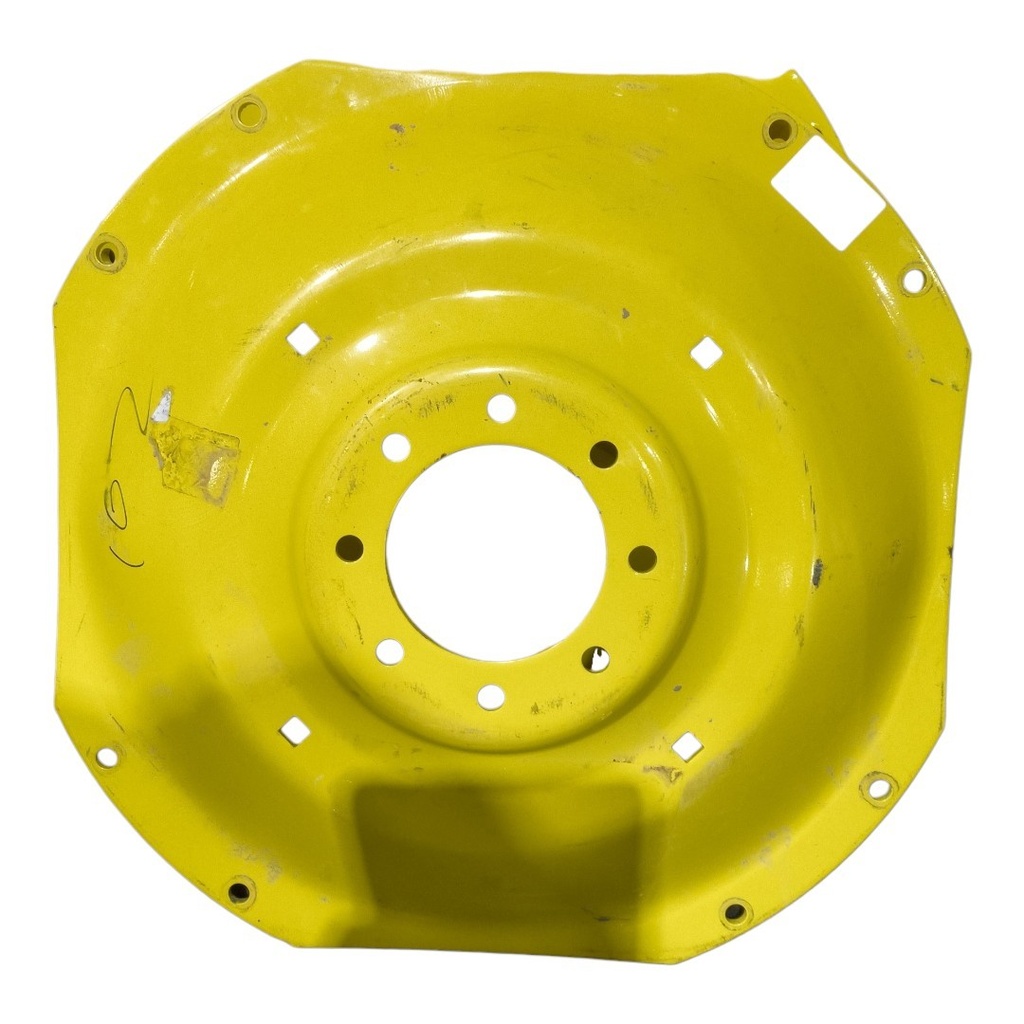 8-Hole Waffle Disc (Groups of 2 Bolts) Center for 34" Rim, John Deere Yellow