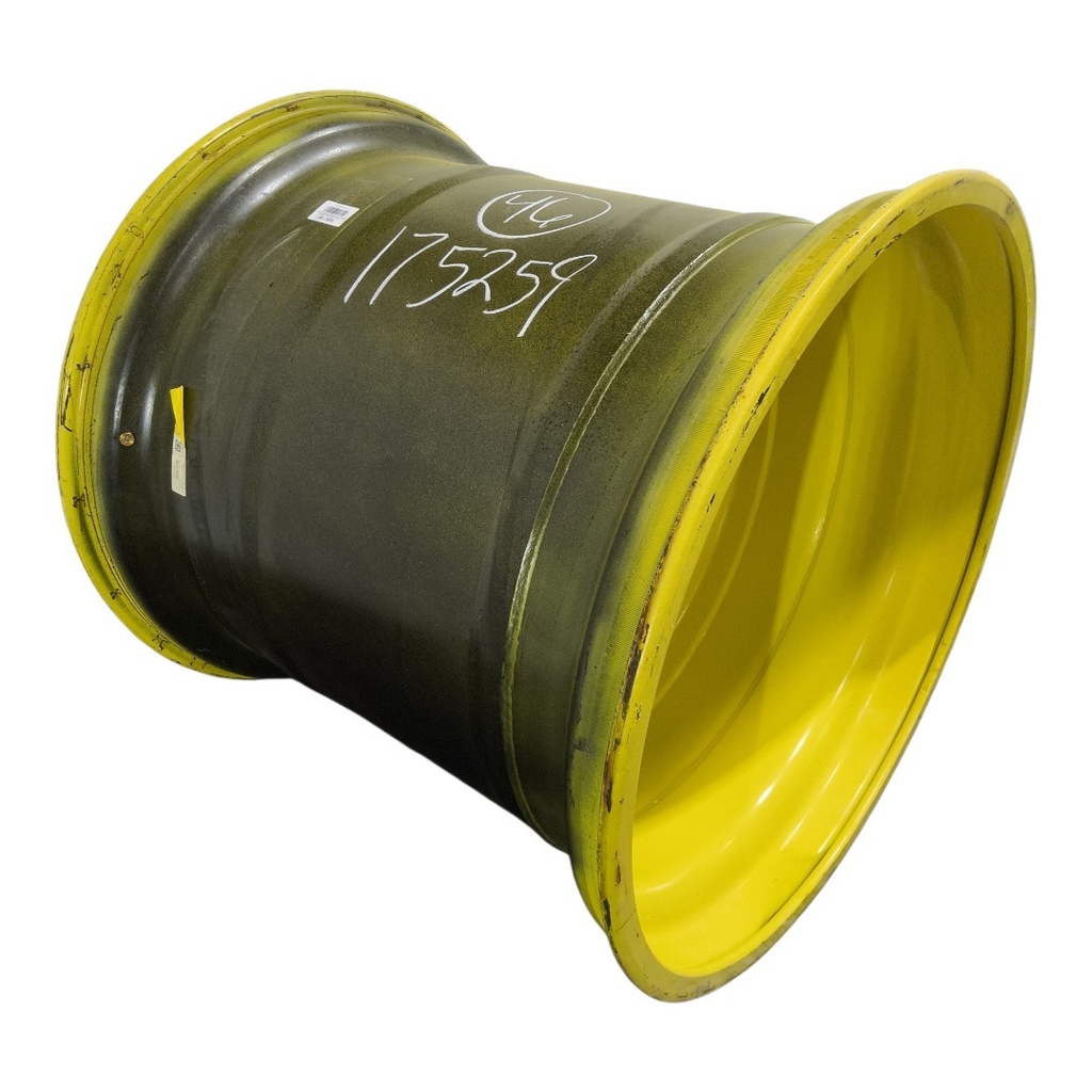 44"W x 46"D, John Deere Yellow 10-Hole Formed Plate , 0.88" Offset