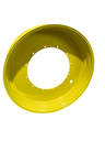 12"W x 54"D, John Deere Yellow 12-Hole Stub Disc , -3.25" Offset