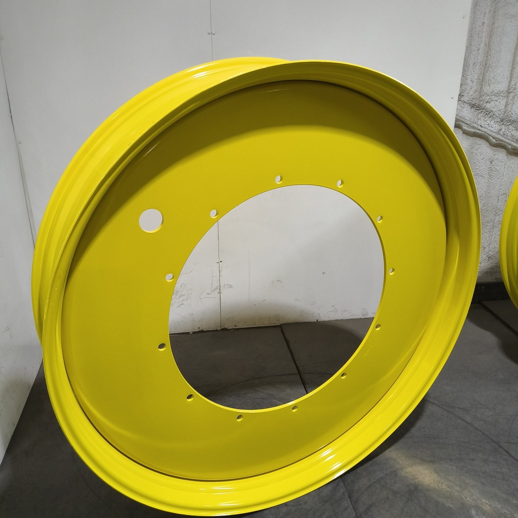 12"W x 54"D, John Deere Yellow 12-Hole Stub Disc , -3.25" Offset