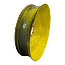 12"W x 54"D, John Deere Yellow 10-Hole Formed Plate , -9.25" Offset