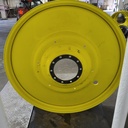 12"W x 54"D, John Deere Yellow 10-Hole Formed Plate , -9.25" Offset