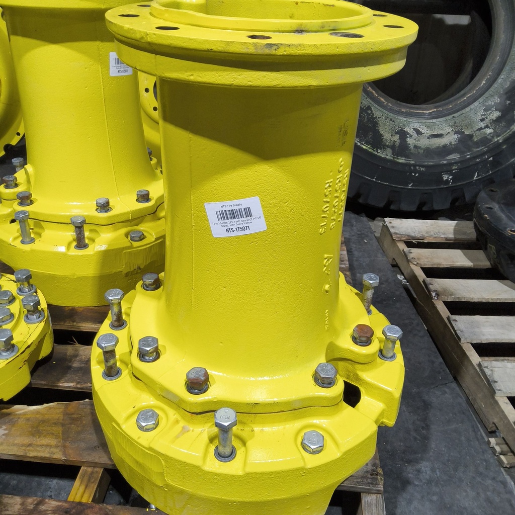 12 to 10-Hole 28"L FWD Spacer(2-PC OE Style), John Deere Yellow