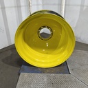 18"W x 42"D, John Deere Yellow 10-Hole Dolly Dual , -15" Offset