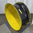 18"W x 42"D, John Deere Yellow 10-Hole Dolly Dual , -15" Offset