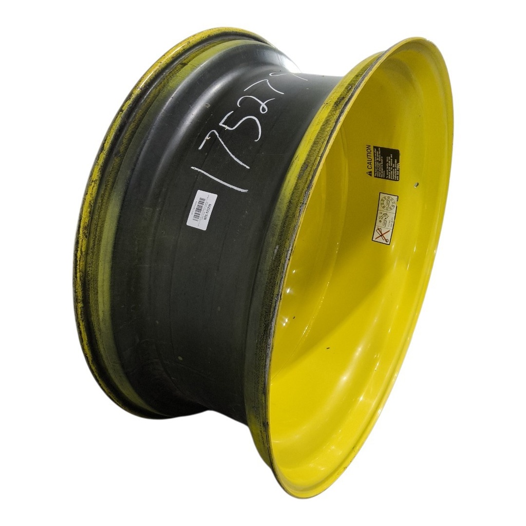 18"W x 42"D, John Deere Yellow 10-Hole Dolly Dual , -13" Offset