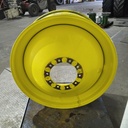 18"W x 42"D, John Deere Yellow 10-Hole Dolly Dual , -13" Offset