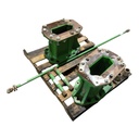 15.75"L Combine Frame Extension John Deere Green