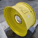 18"W x 38"D, John Deere Yellow 12-Hole Formed Plate Sprayer , -1.38" Offset