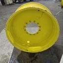 18"W x 38"D, John Deere Yellow 12-Hole Formed Plate Sprayer , -1.25" Offset