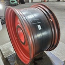 25"W x 46"D, Fendt/Agco Red 12-Hole Formed Plate , -7.62" Offset