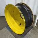18"W x 42"D, John Deere Yellow 20-Hole Dolly Dual , -15.12" Offset