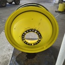 18"W x 42"D, John Deere Yellow 20-Hole Dolly Dual , -15.12" Offset