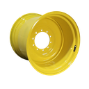 27"W x 32"D, John Deere Yellow 10-Hole Formed Plate , 2.81" Offset