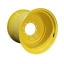 27"W x 32"D, John Deere Yellow 10-Hole Formed Plate , 2.81" Offset