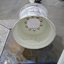 24"W x 26.5"D, Signal White 10-Hole Budd Stud Pilot Wheel , -3.25" Offset
