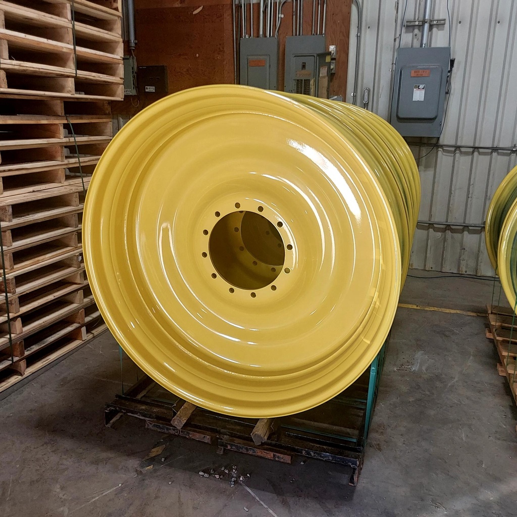 13"W x 50"D, John Deere Yellow 12-Hole Bubble Disc Sprayer , 2.38" Offset