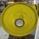12"W x 54"D, John Deere Yellow 10-Hole Formed Plate , -9.12" Offset