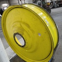 12"W x 54"D, John Deere Yellow 10-Hole Formed Plate , -9.12" Offset
