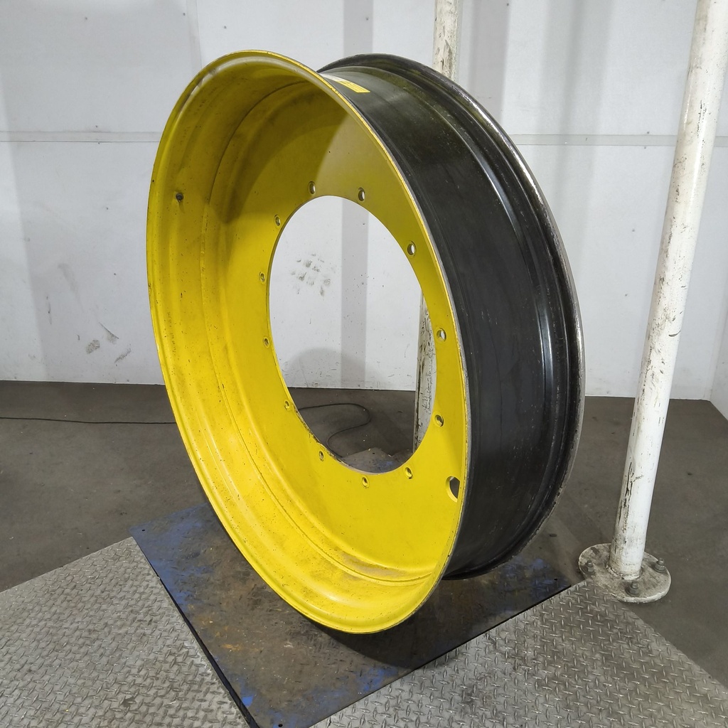 12"W x 54"D, John Deere Yellow 12-Hole Stub Disc , -3.25" Offset