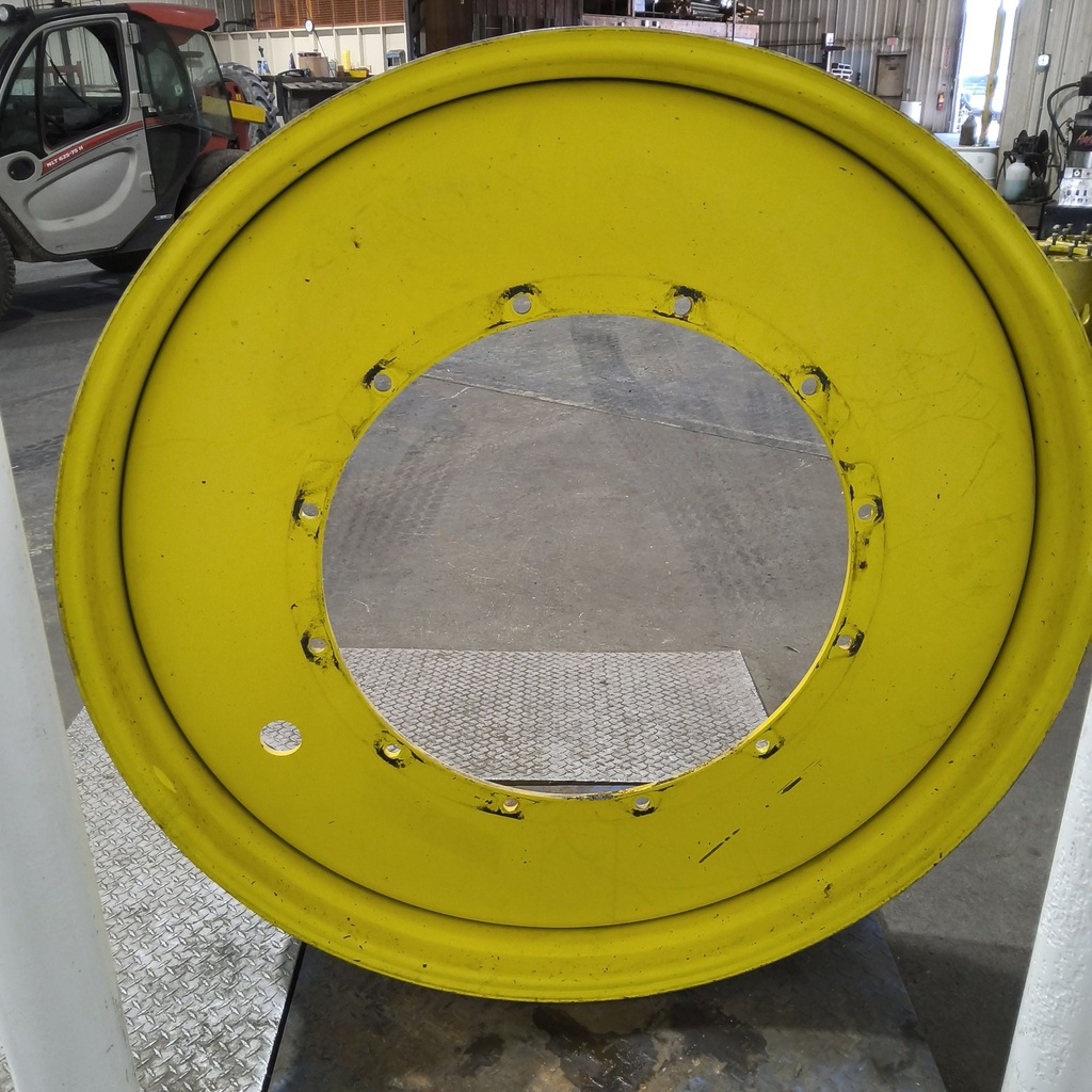 12"W x 54"D, John Deere Yellow 12-Hole Stub Disc , -3.25" Offset