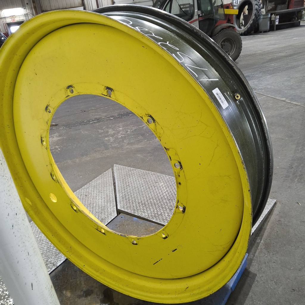 12"W x 54"D, John Deere Yellow 12-Hole Stub Disc , -3.25" Offset