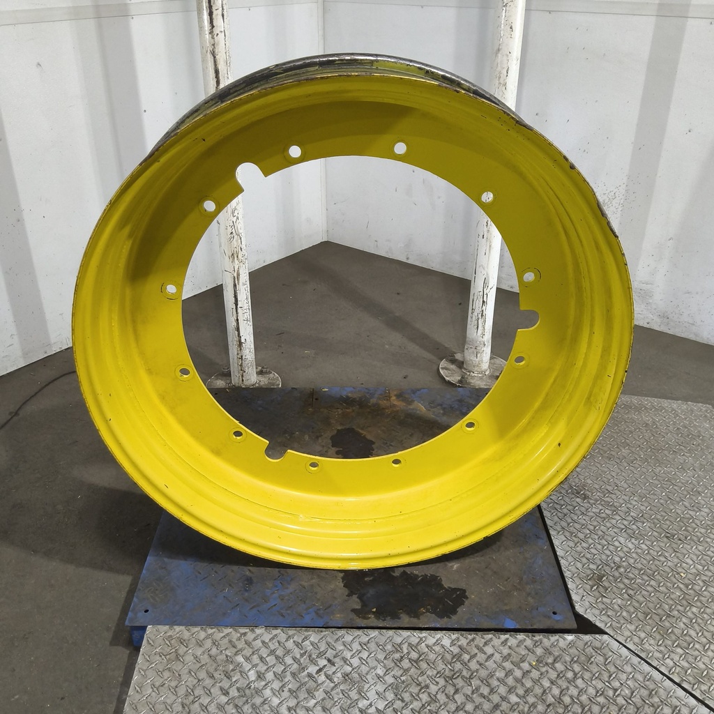 10"W x 42"D, John Deere Yellow 12-Hole Stub Disc , -1.38" Offset