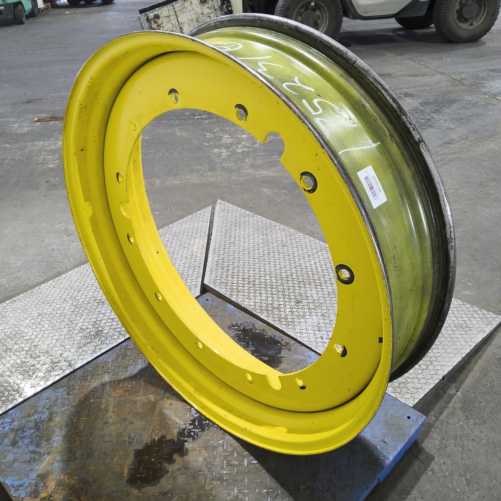 10"W x 42"D, John Deere Yellow 12-Hole Stub Disc , -1.38" Offset