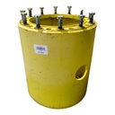 12-Hole 21.5"L FWD Spacer, John Deere Yellow