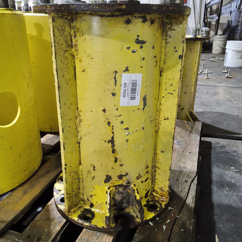 10 to 10-Hole 21.5"L Hub Extension/Triple, John Deere Yellow