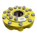 10-Hole Wedg-Lok OE Style, 4.72" (120.02mm) axle, John Deere Yellow