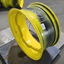 15"W x 34"D, John Deere Yellow 12-Hole Waffle Wheel (Groups of 3 bolts)