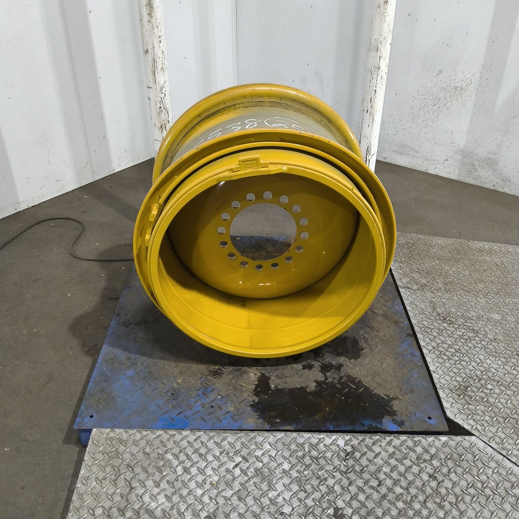 17"W x 25"D, Cat Yellow 16-Hole 3 Piece Formed Plate , 0.69" Offset