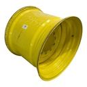 27"W x 32"D, John Deere Yellow 10-Hole Formed Plate , 2.81" Offset