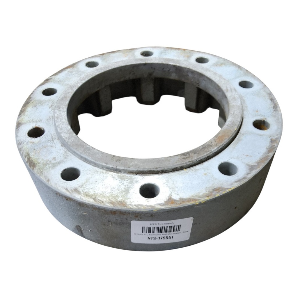10-Hole 4"L Combine Hub Extension, Bare