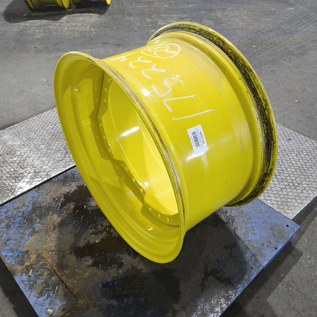 15"W x 28"D, John Deere Yellow 12-Hole Waffle Wheel (Groups of 3 bolts)