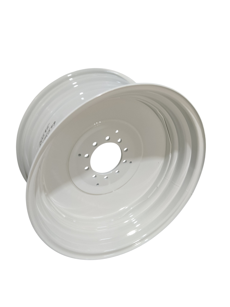 15"W x 30"D, Ford / New Holland White 10-Hole Formed Plate , -2.06" Offset