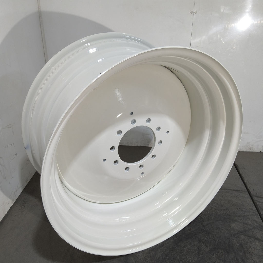 15"W x 30"D, Ford / New Holland White 10-Hole Formed Plate , -2.06" Offset
