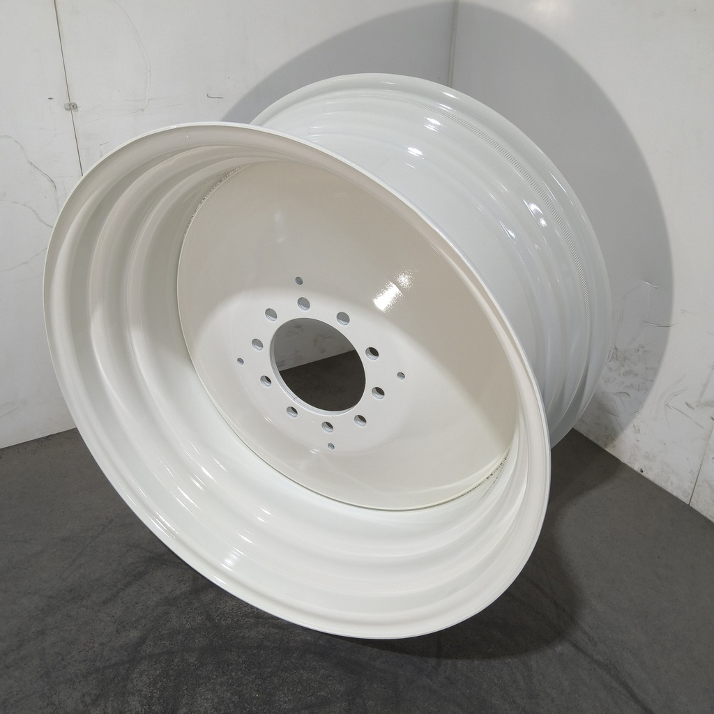 15"W x 30"D, Ford / New Holland White 10-Hole Formed Plate , -2.06" Offset