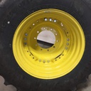 420/90R30 Goodyear Farm UltraTorque Radial R-1 on John Deere Yellow 10-Hole Waffle Wheel (Groups of 3 bolts) 80%