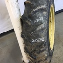 11.2/-24 Goodyear Farm Dura Torque R-1 on John Deere Yellow 6-Hole Rim with Clamp/Loop Style 65%