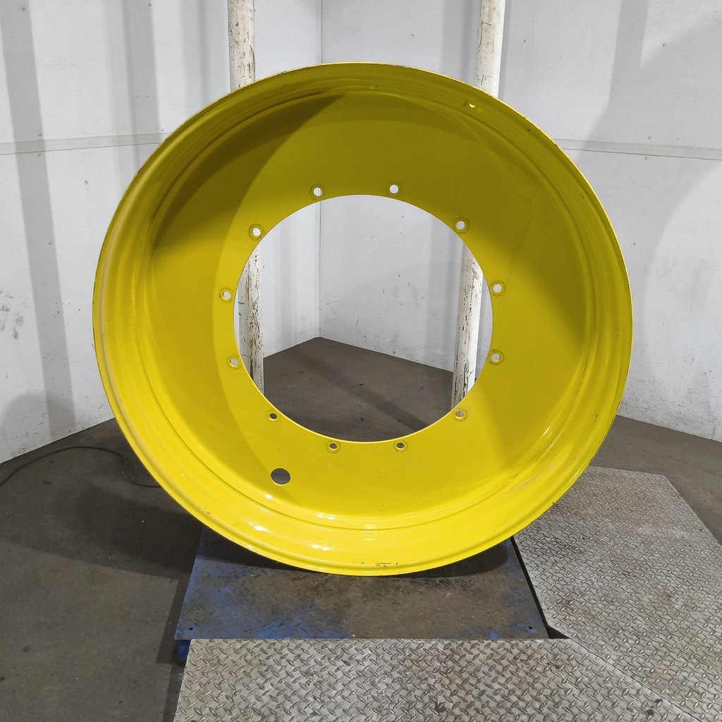 10"W x 54"D, John Deere Yellow 12-Hole Stub Disc , -3.25" Offset