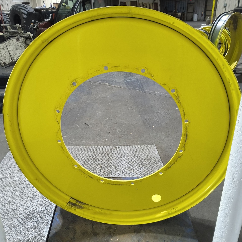 10"W x 54"D, John Deere Yellow 12-Hole Stub Disc , -3.25" Offset