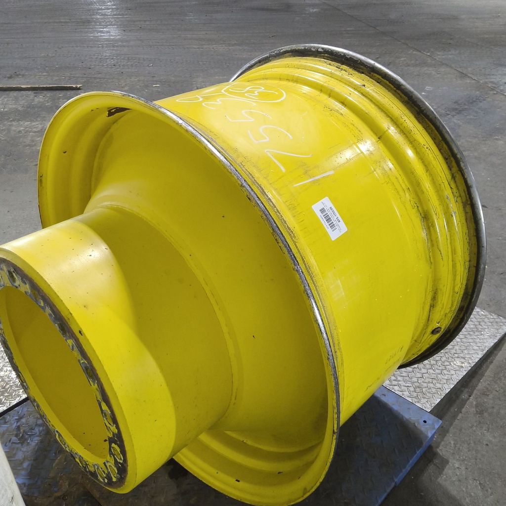 23"W x 38"D, John Deere Yellow 16-Hole Straddle Dual - Outside Dual , -23.12" Offset