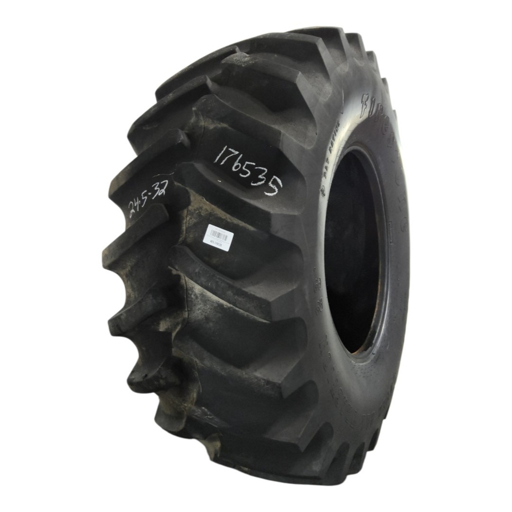 24.5-32 Firestone Super All Traction 23 R-1 F (12 Ply), 80%